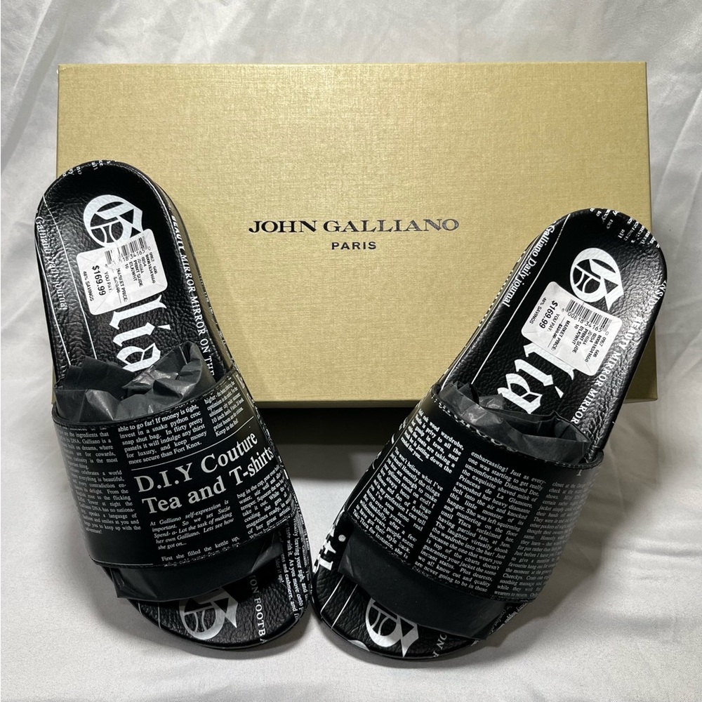 John Galliano slides